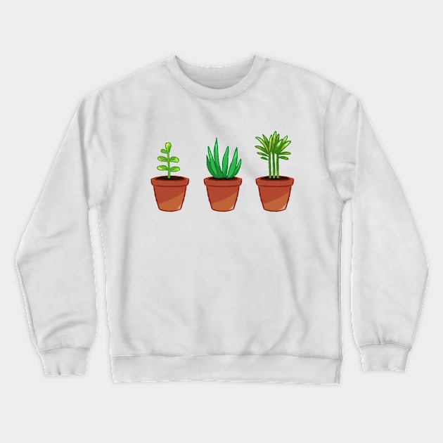 Green thumb Crewneck Sweatshirt by wikiyea